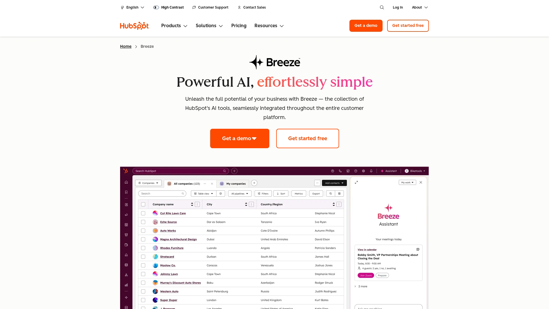 3. HubSpot AI
