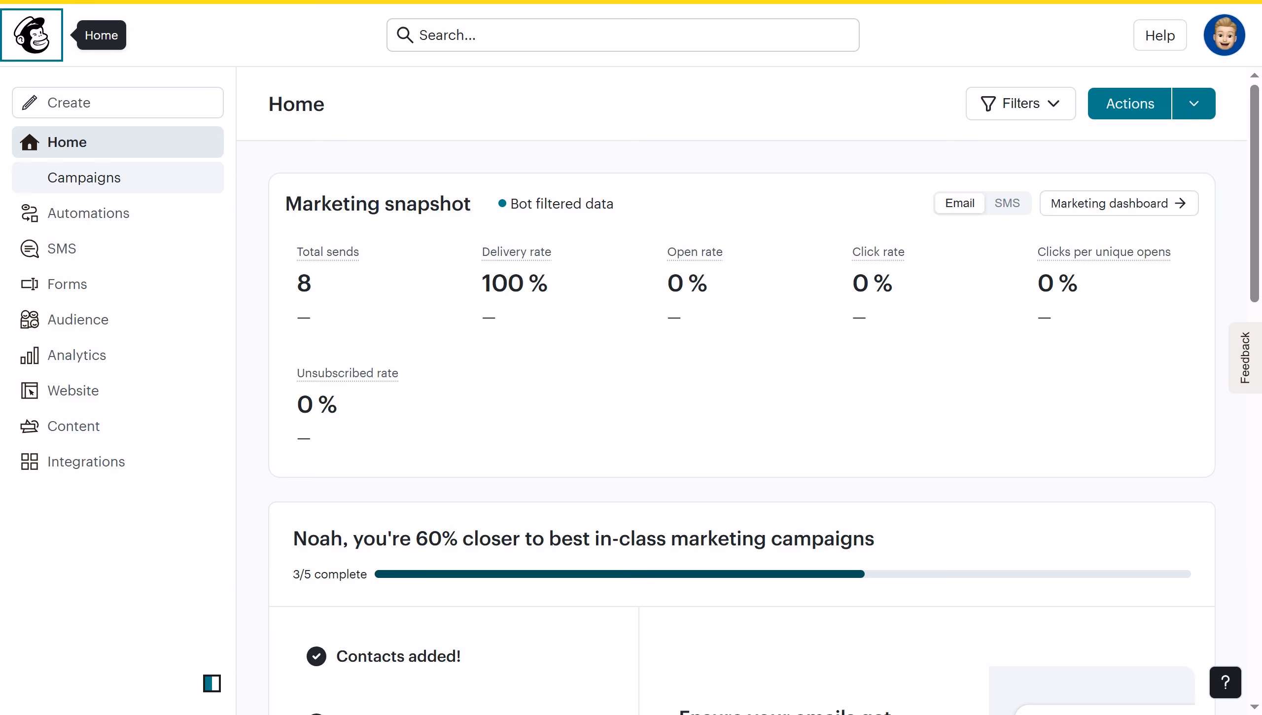 How to make a field as required in a signup form on a landing page in Mailchimp