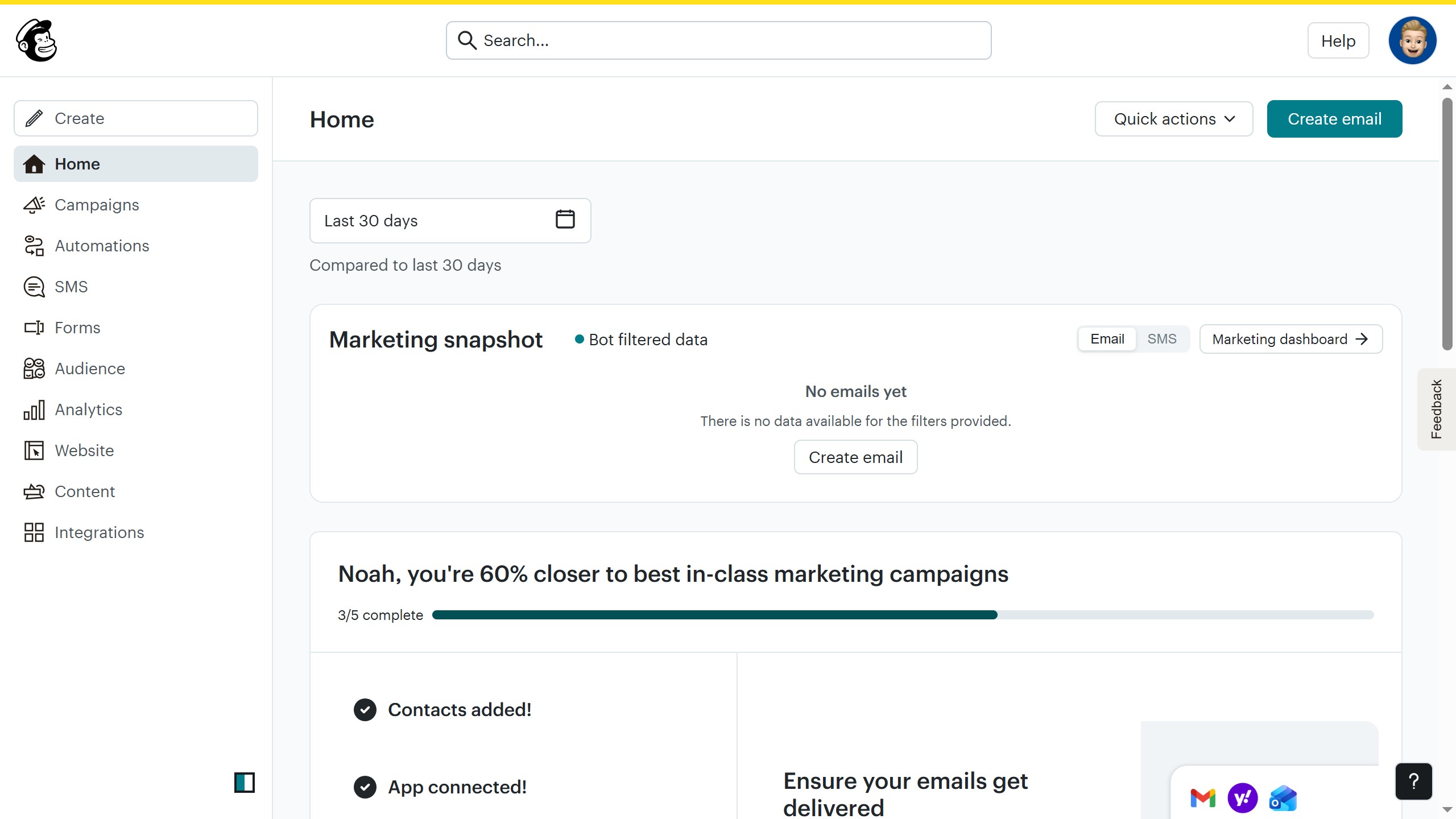 How to change filter your campaign status to completed in Make