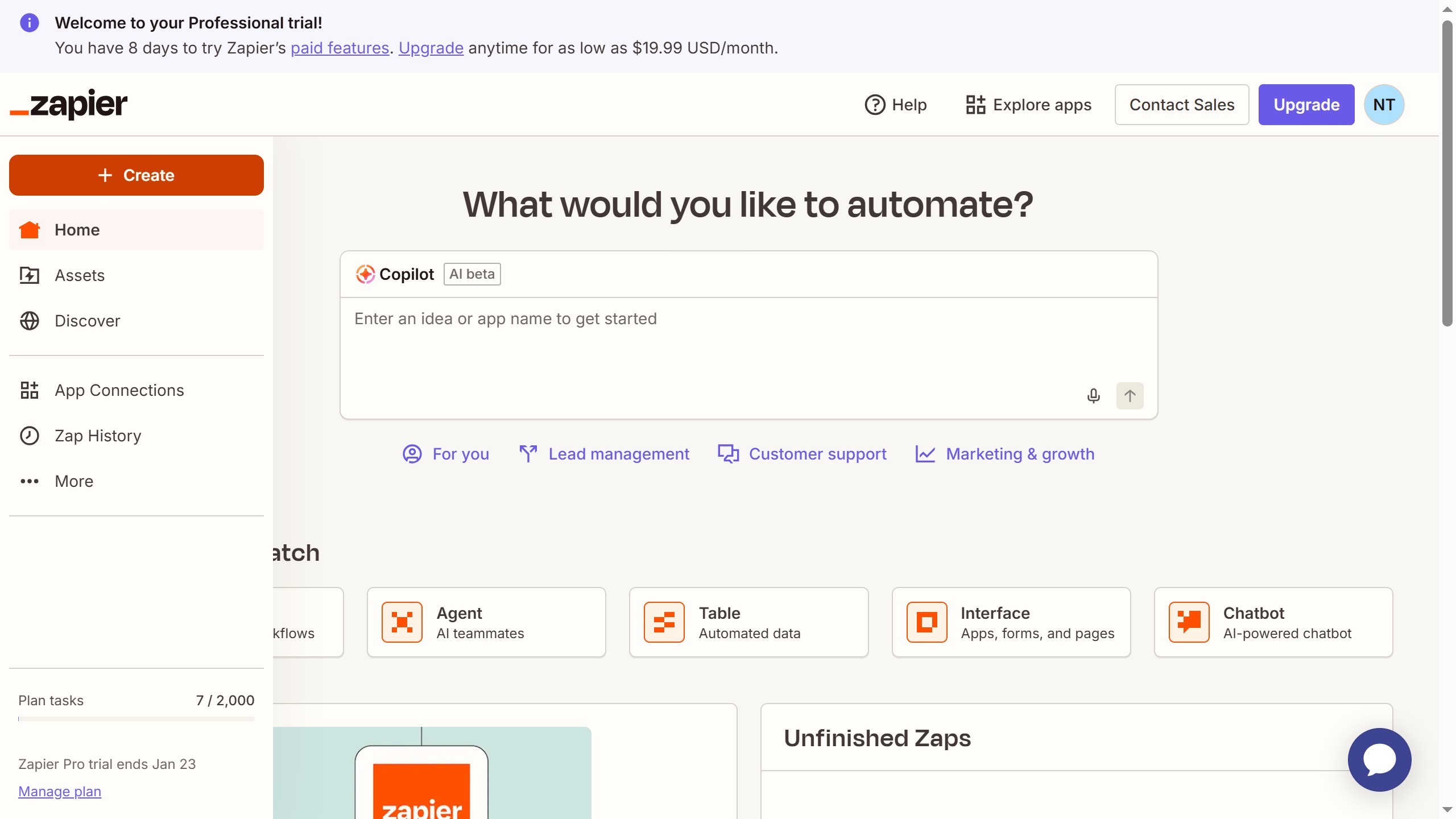 How to create chatbots in Zapier