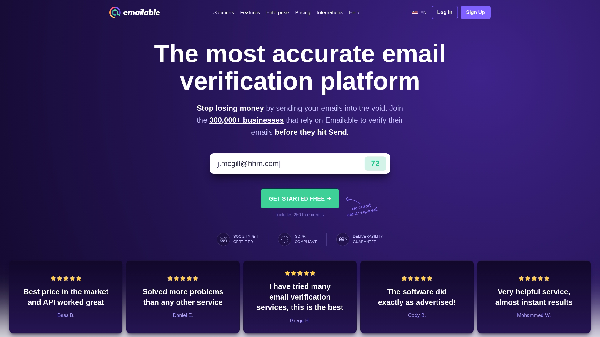 5. Emailable 5. Emailable