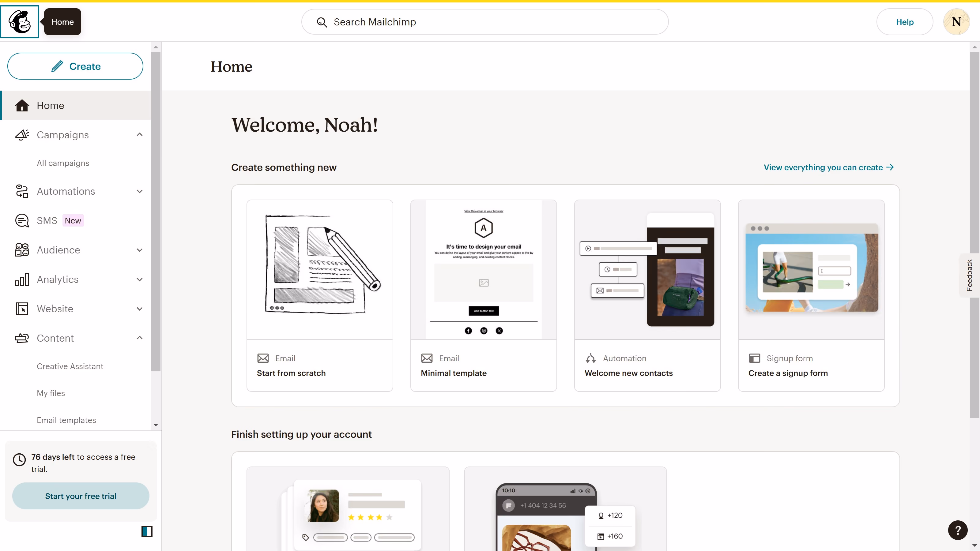 How to pause a Mailchimp account