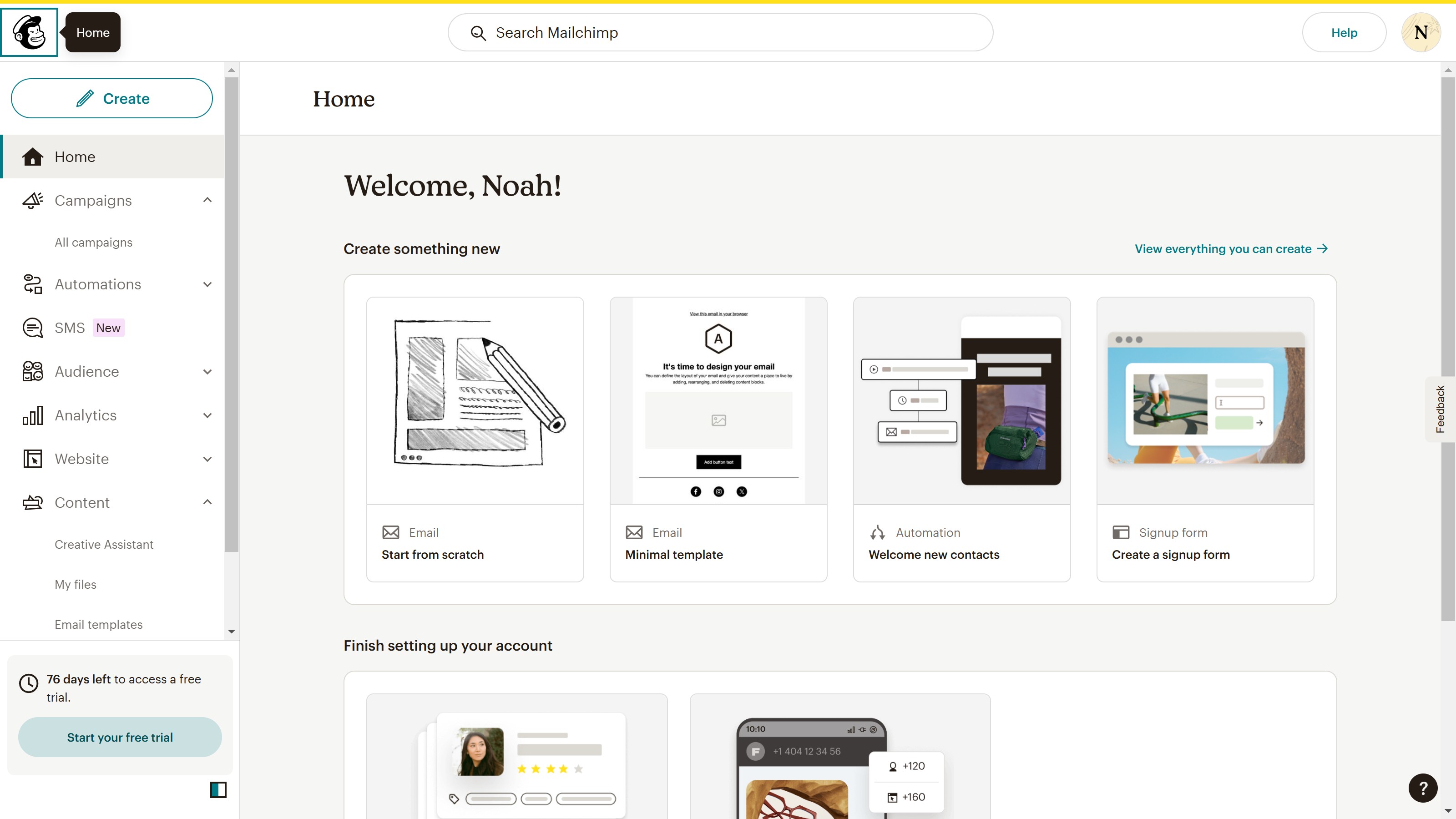 How to pause a Mailchimp account