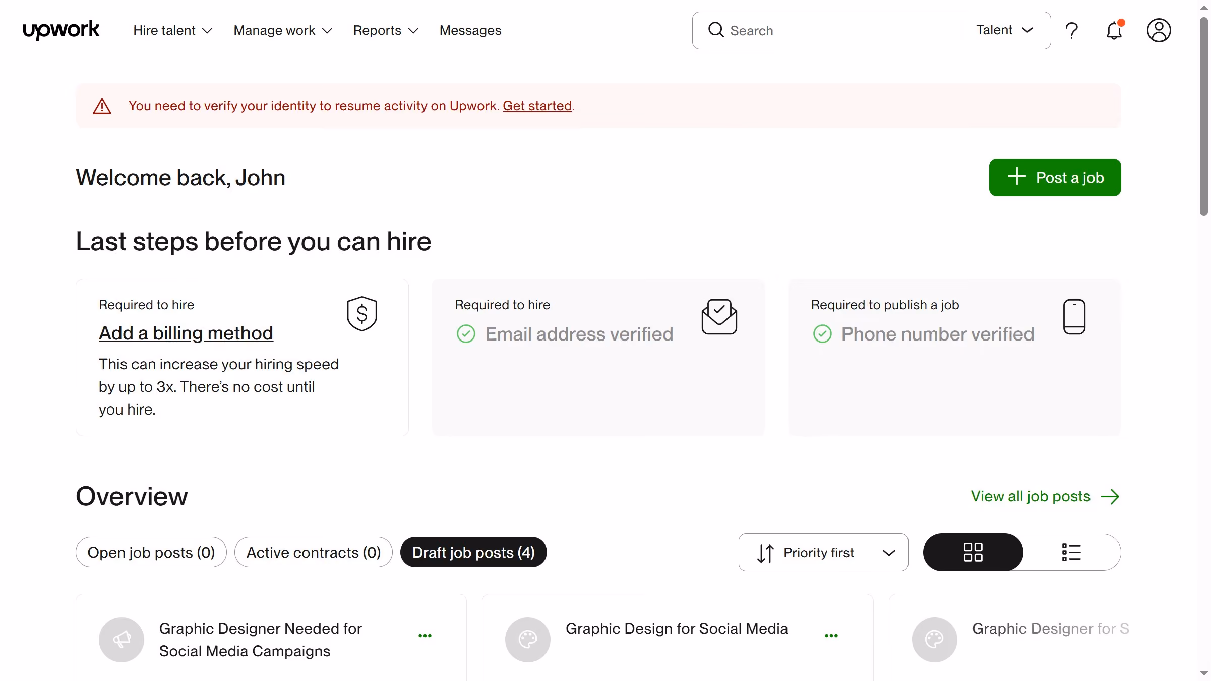 How to change display theme in upwork