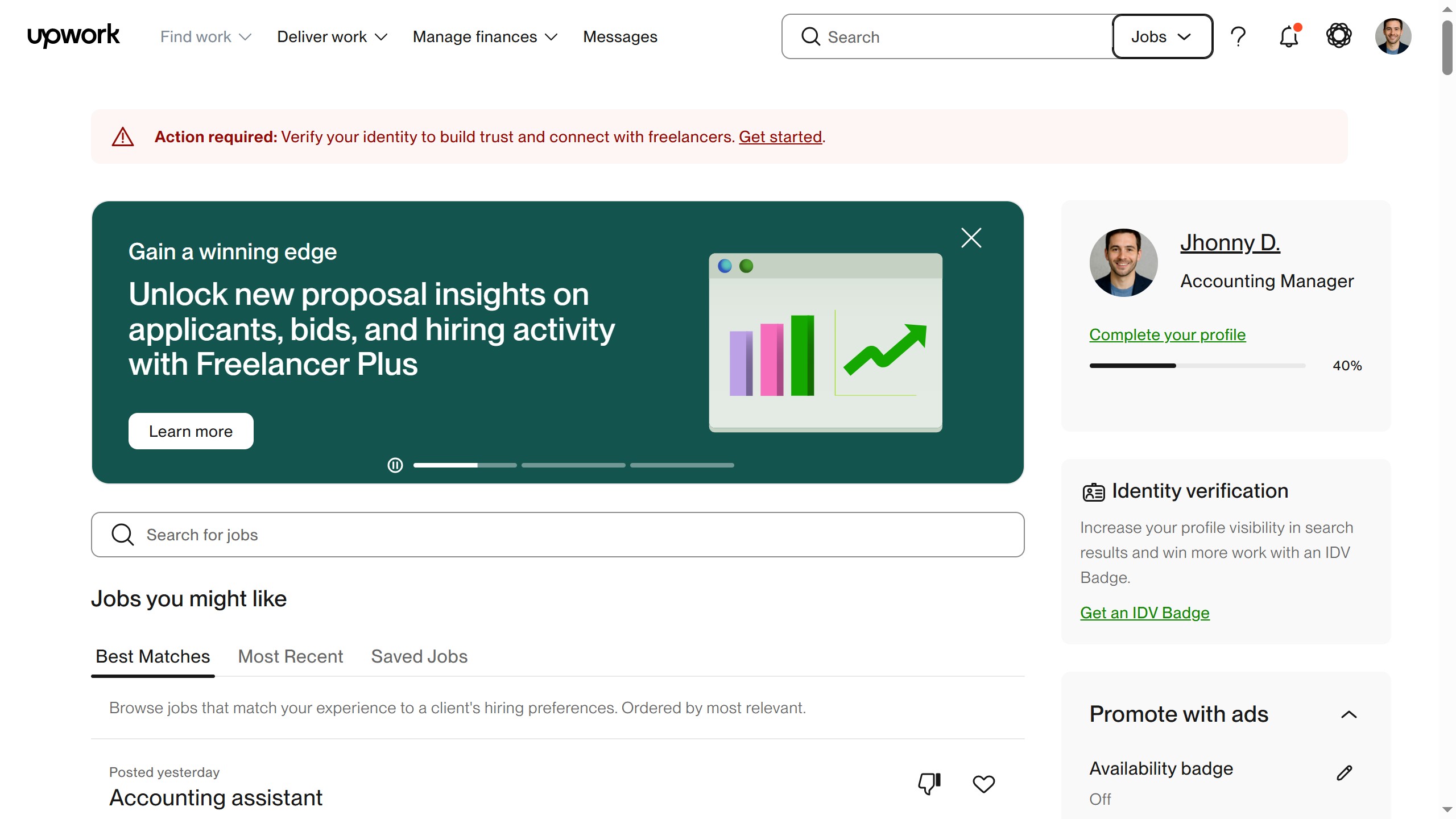 How to view projects related to content writing on Upwork