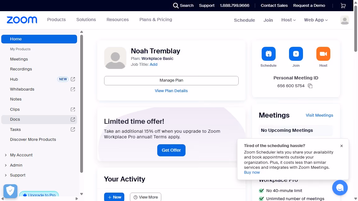 How to see the last person who edited a document in Zoom Docs