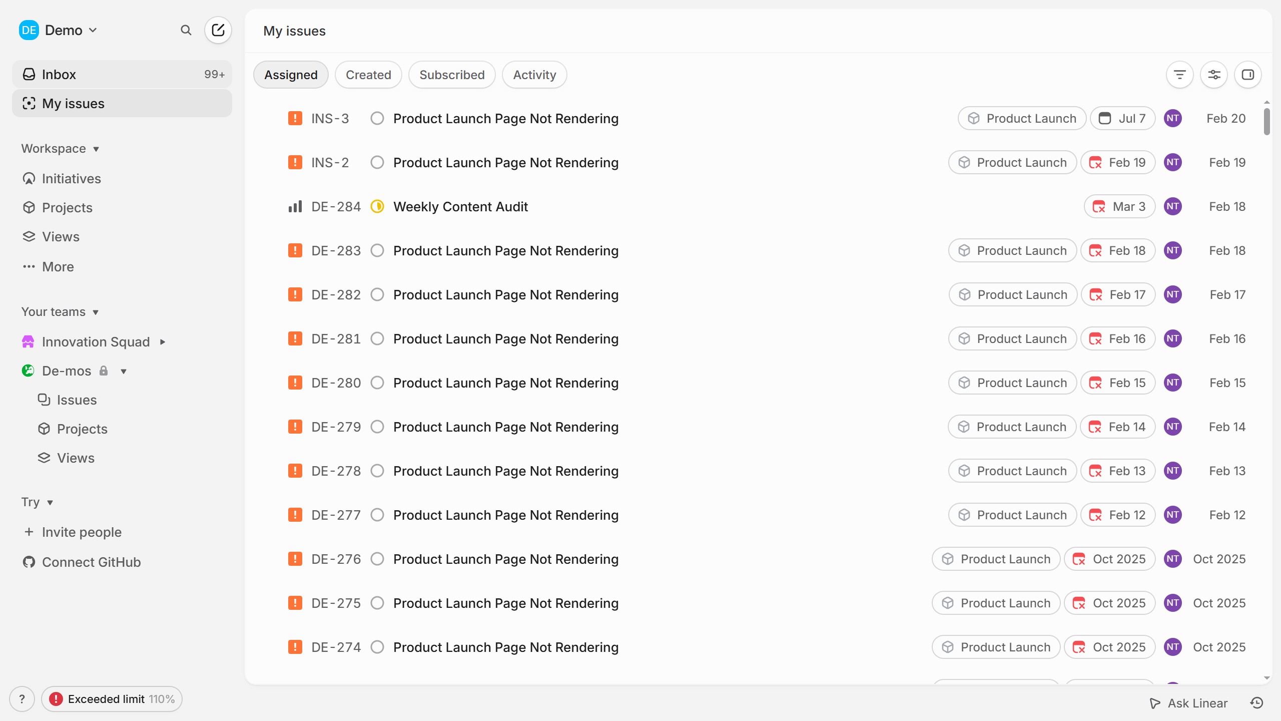 How to disable linear app reminder notifications on Linear