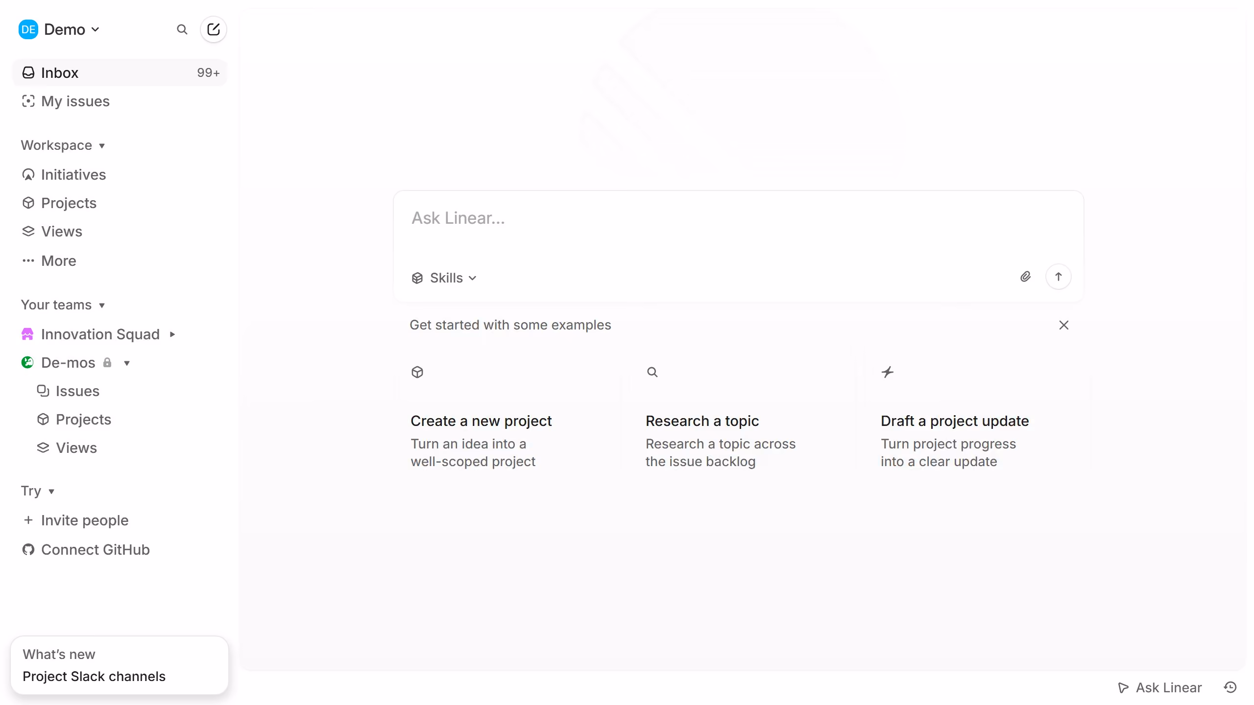 How to enable email notifications for document changes in Linear