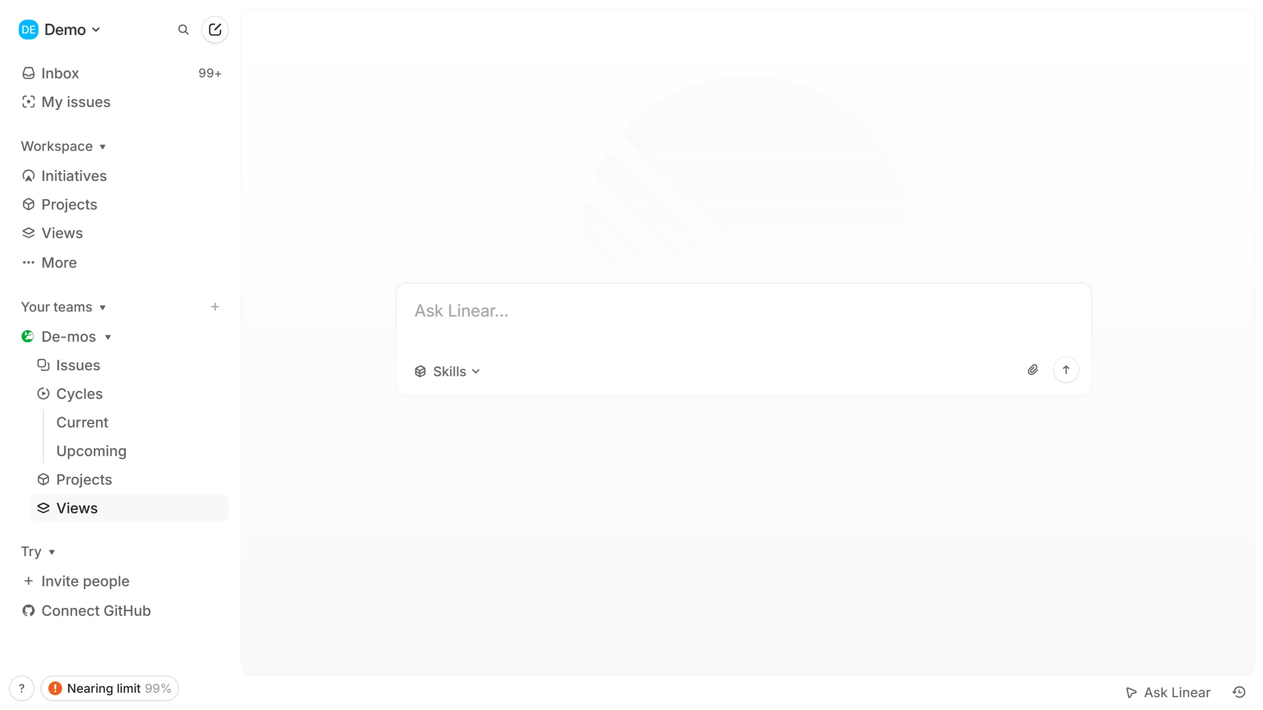 How to duplicate a view on Linear