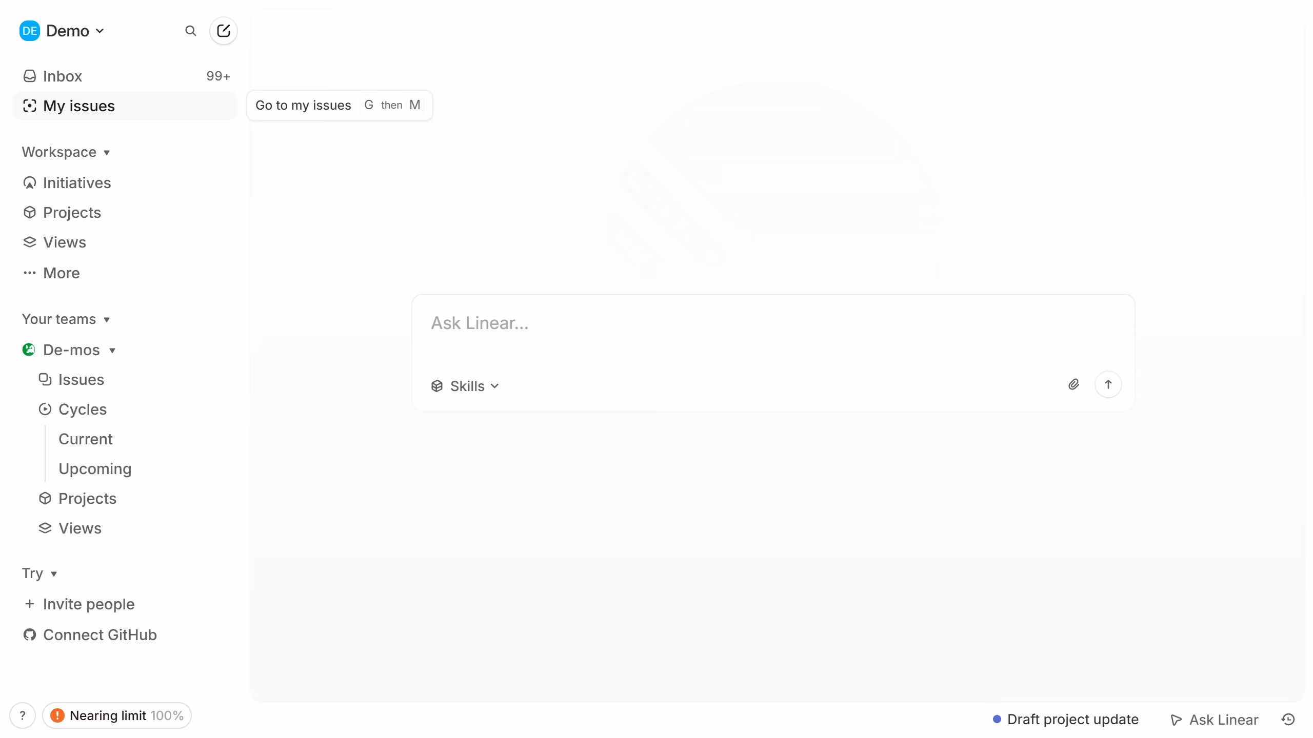 How to filter Linear app issues by estimates on Linear