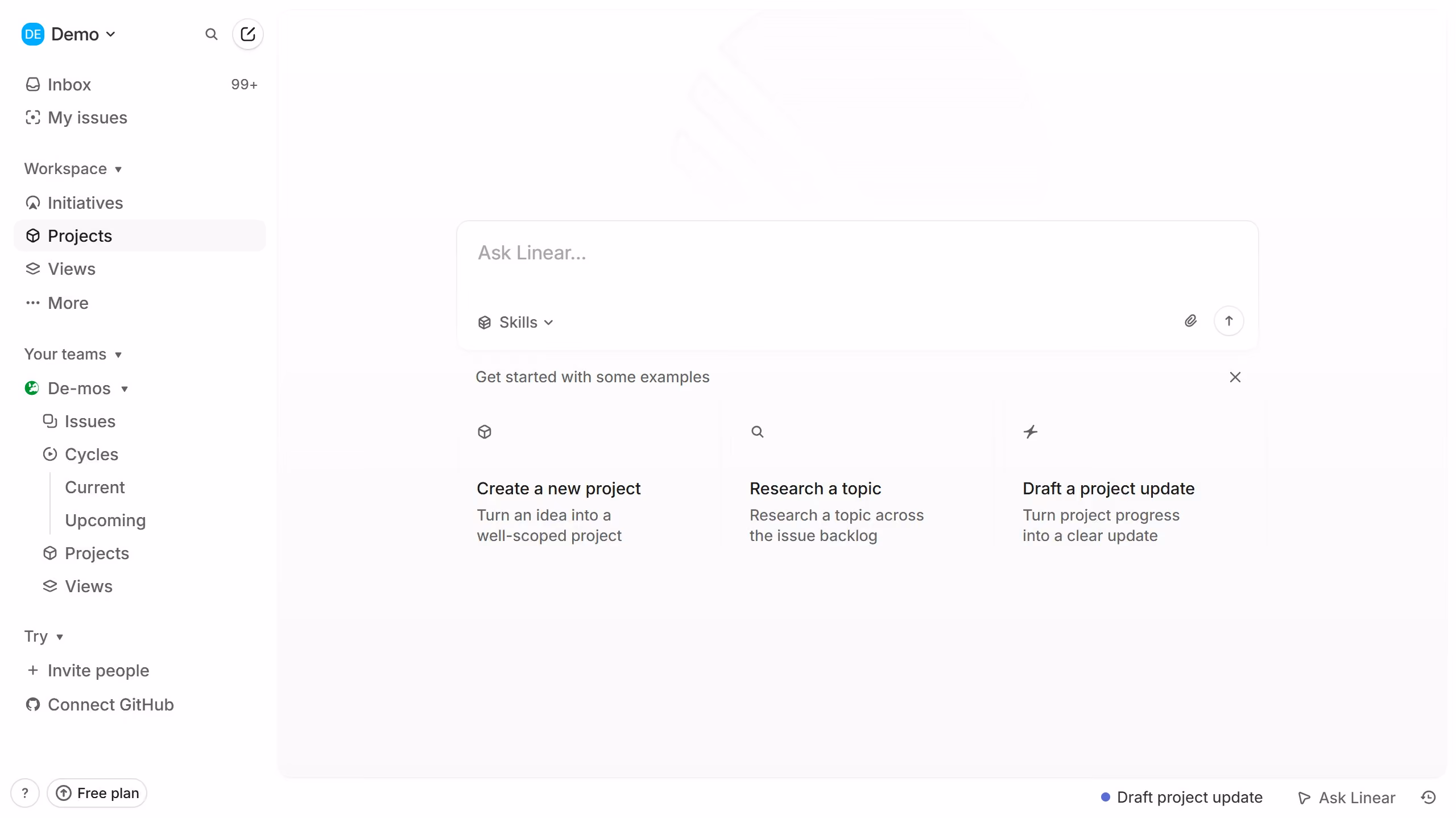 How to rename documents in a project on Linear