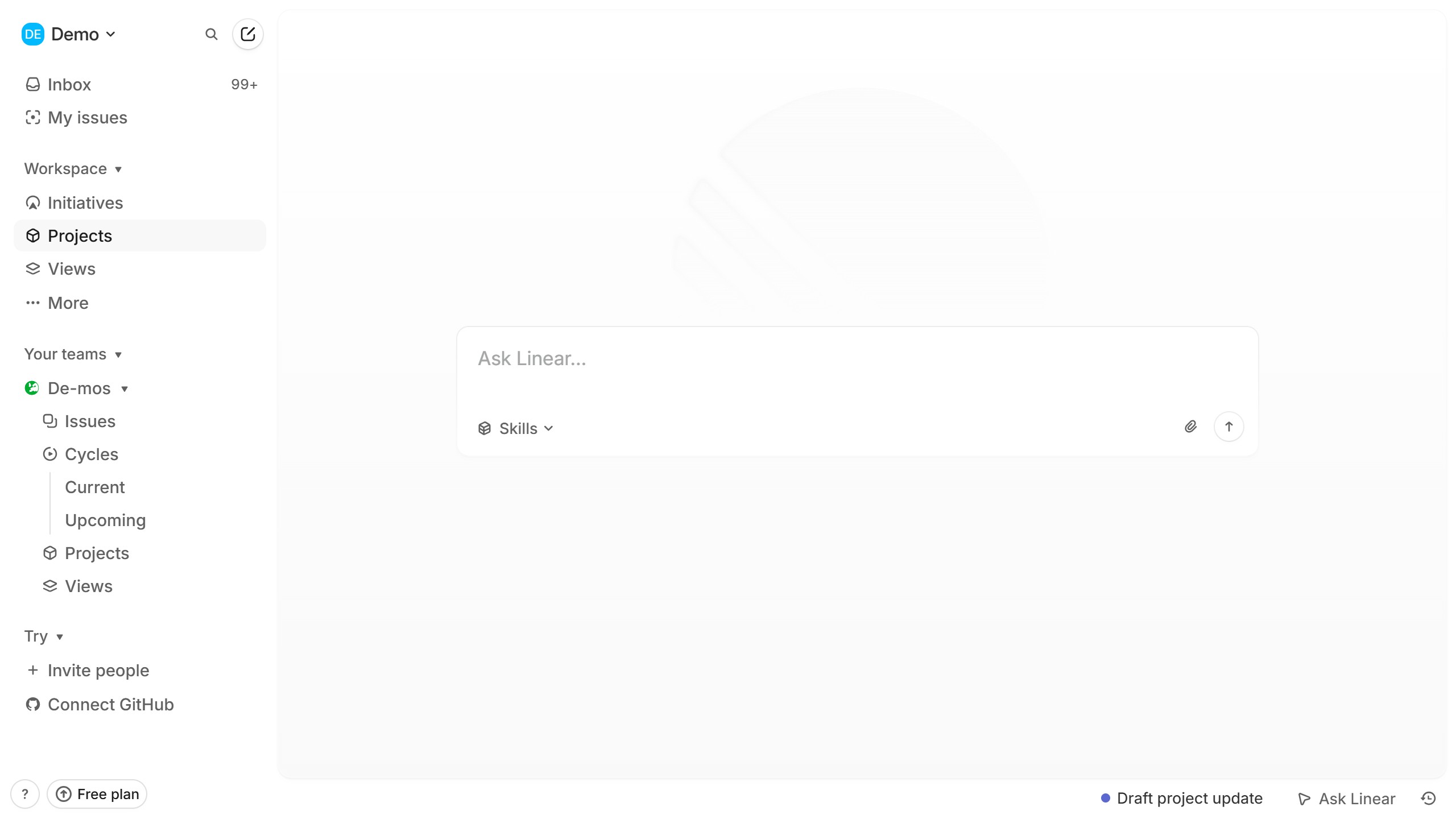How to see document history in a project on Linear