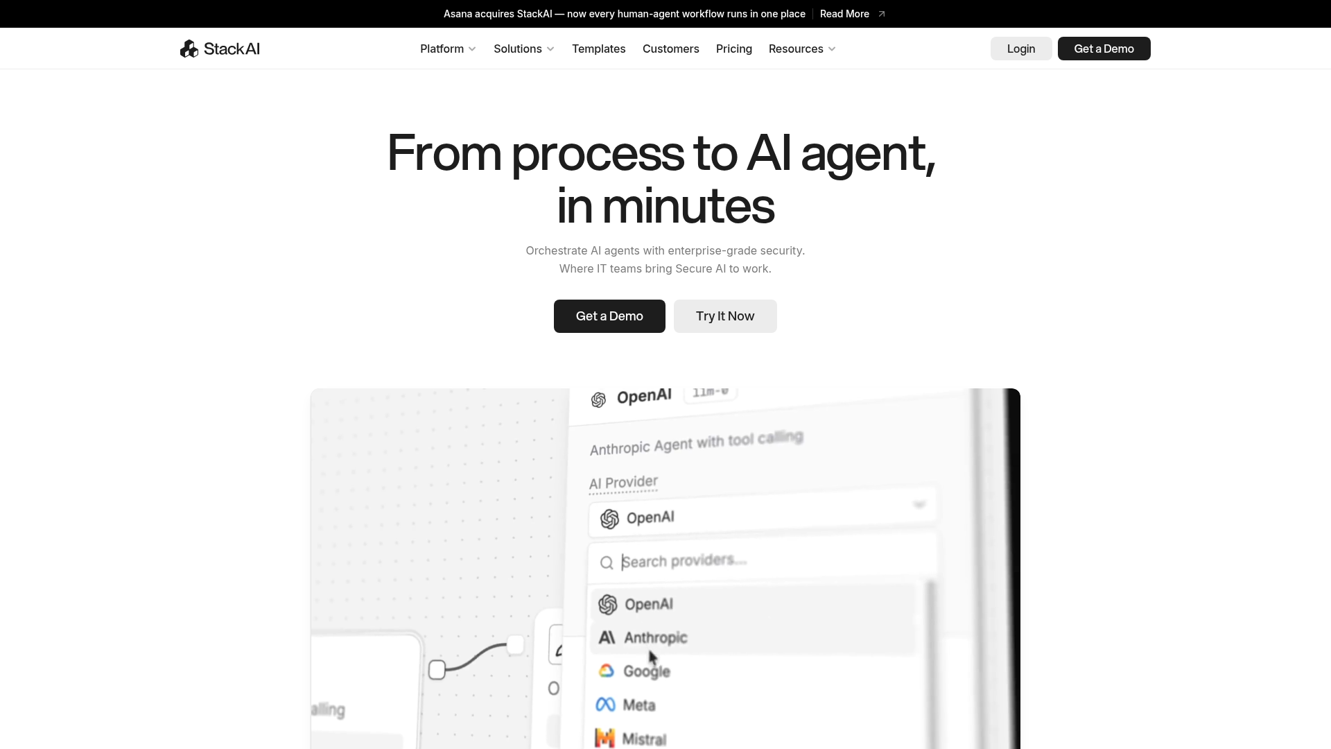 Stack AI enterprise AI agent platform