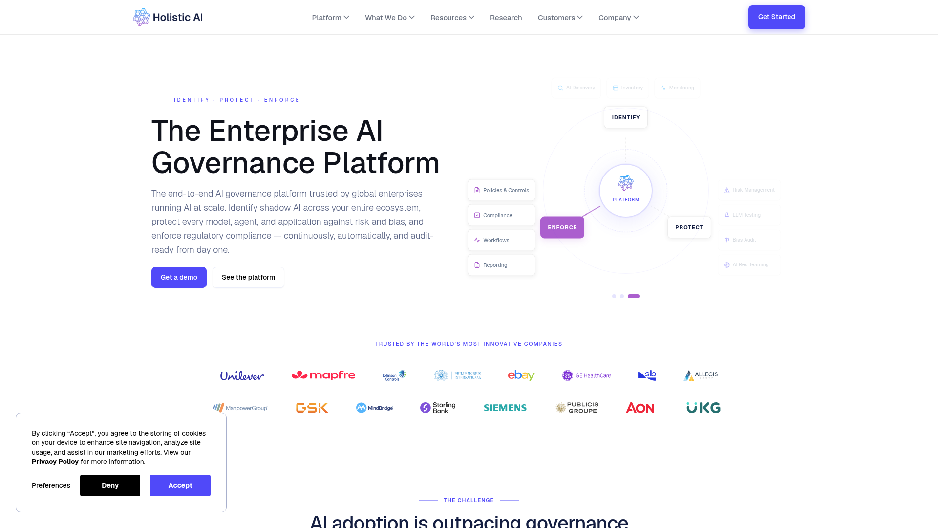 Holistic AI homepage