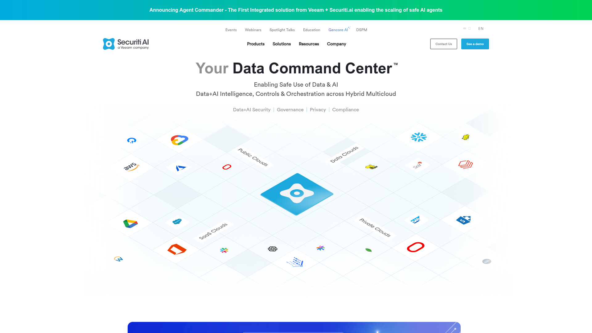 Securiti.ai homepage