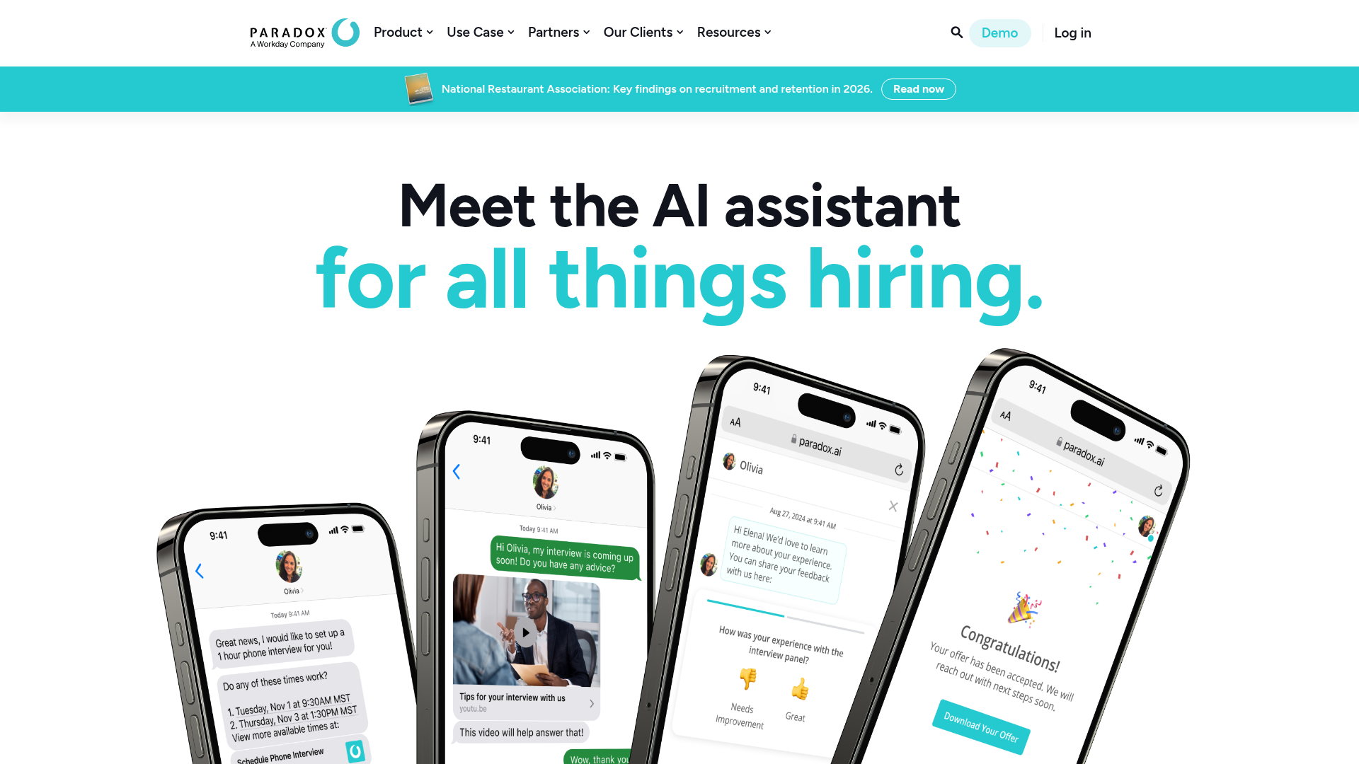 Paradox AI recruiting platform