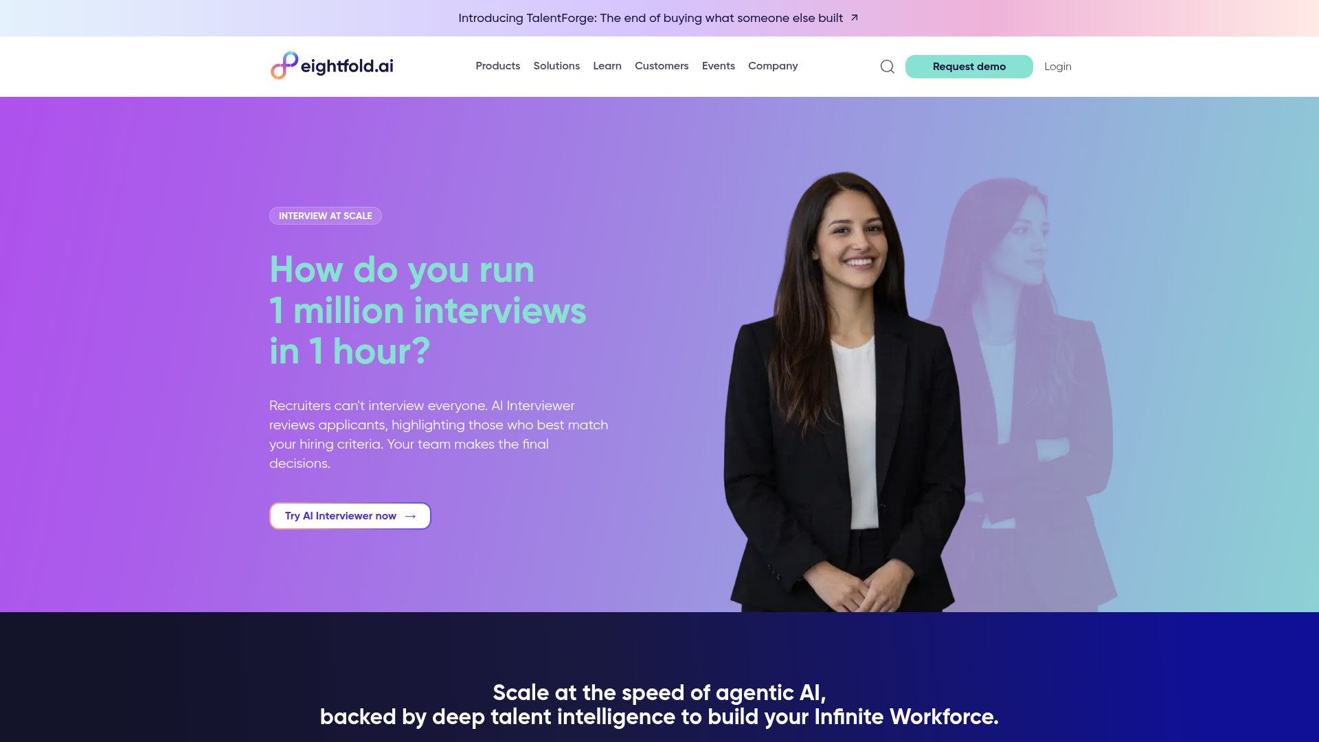 Eightfold AI talent intelligence platform