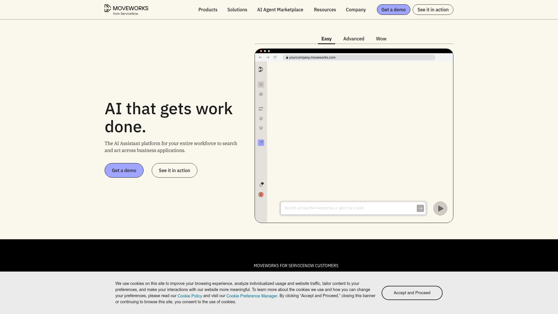 Moveworks homepage