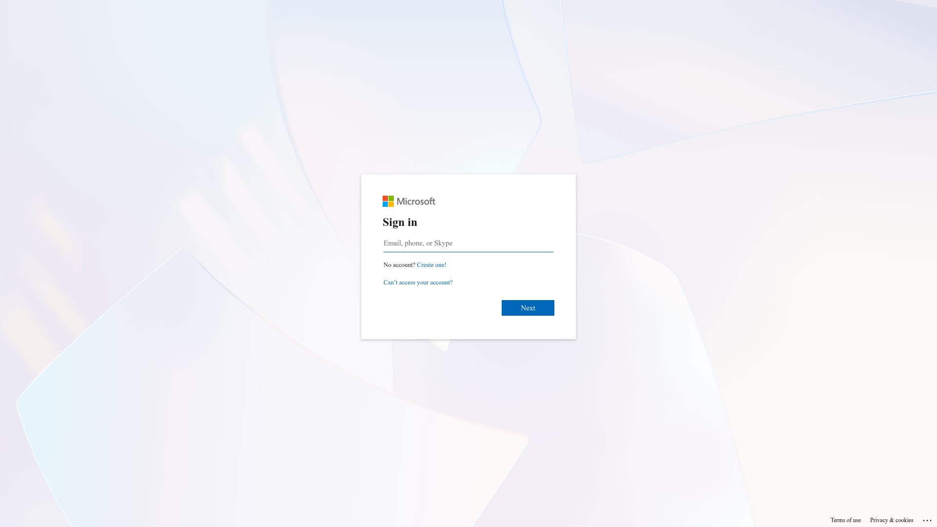 Microsoft Outlook Calendar website.