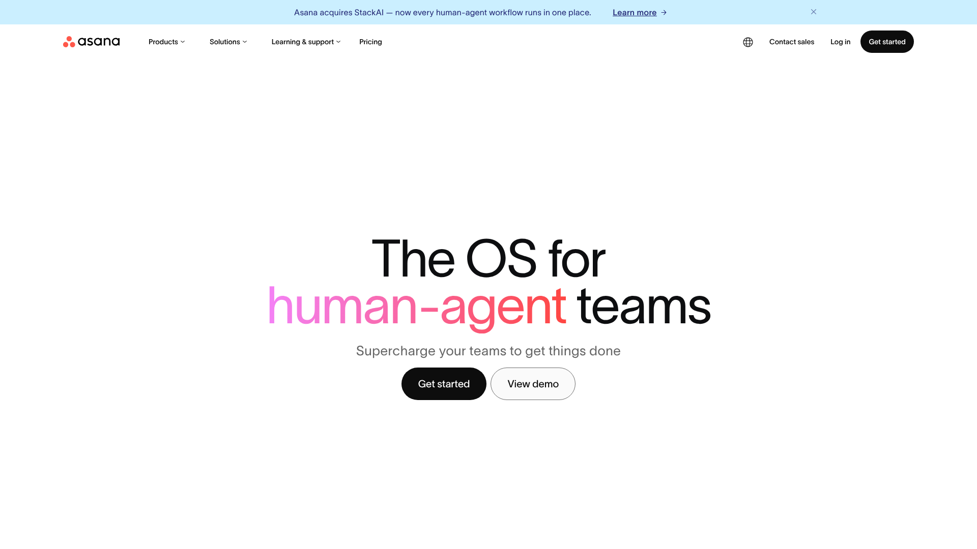 Asana Goals OKR software