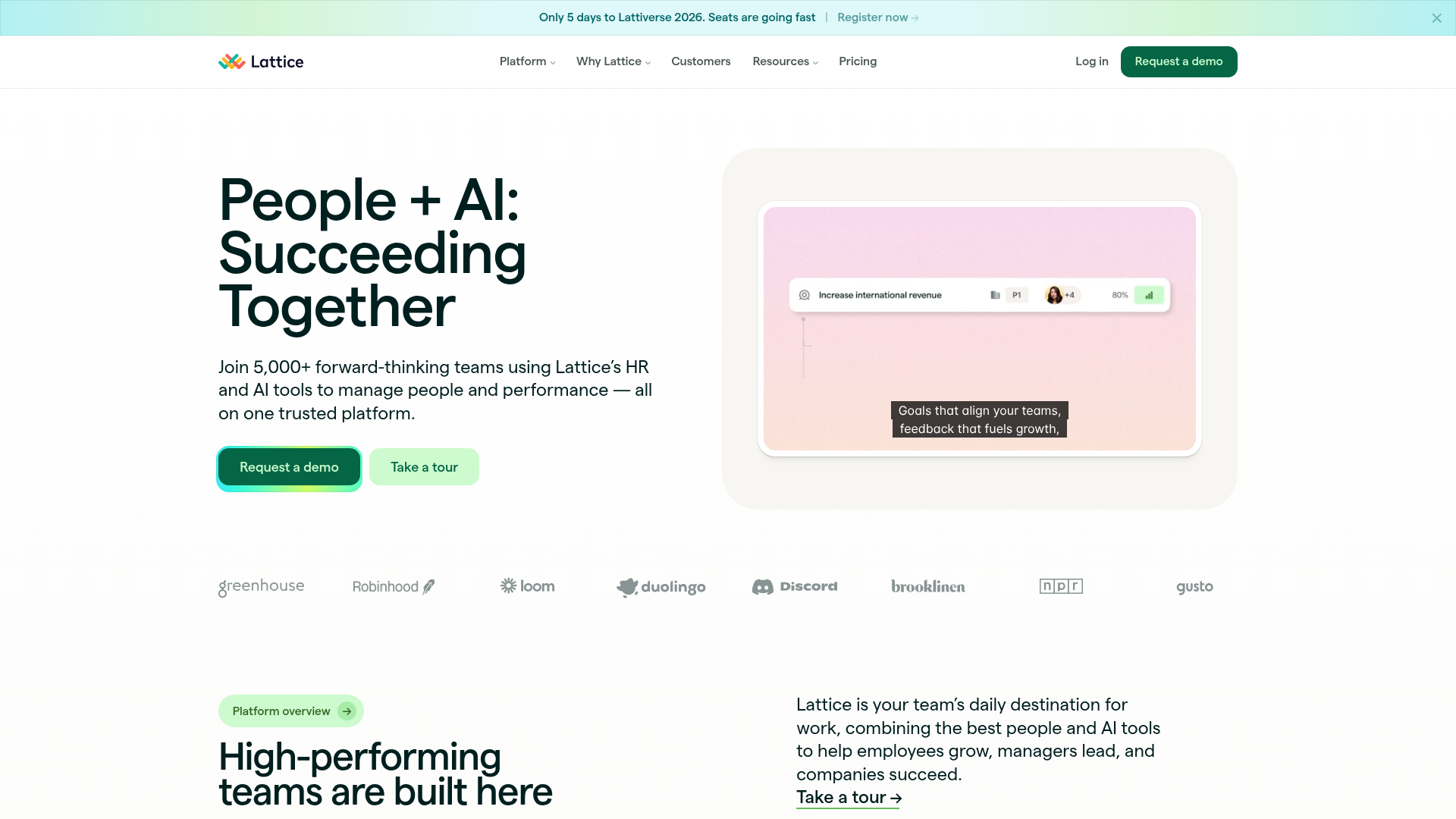 Lattice OKR software