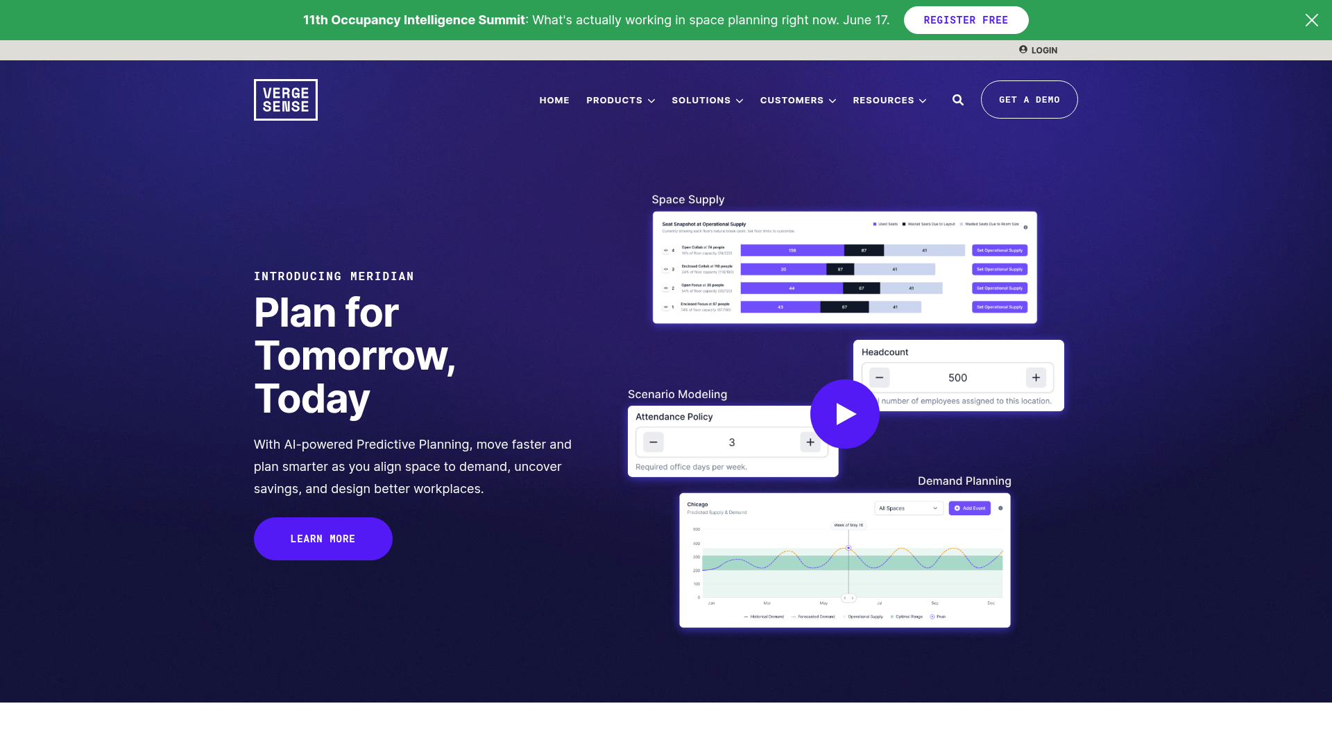 VergeSense occupancy intelligence platform
