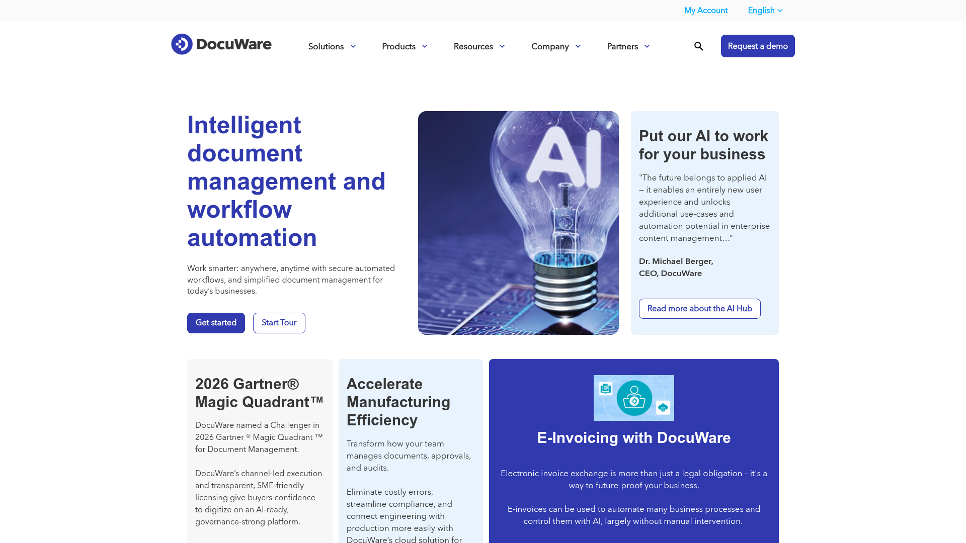 DocuWare document management and workflow automation