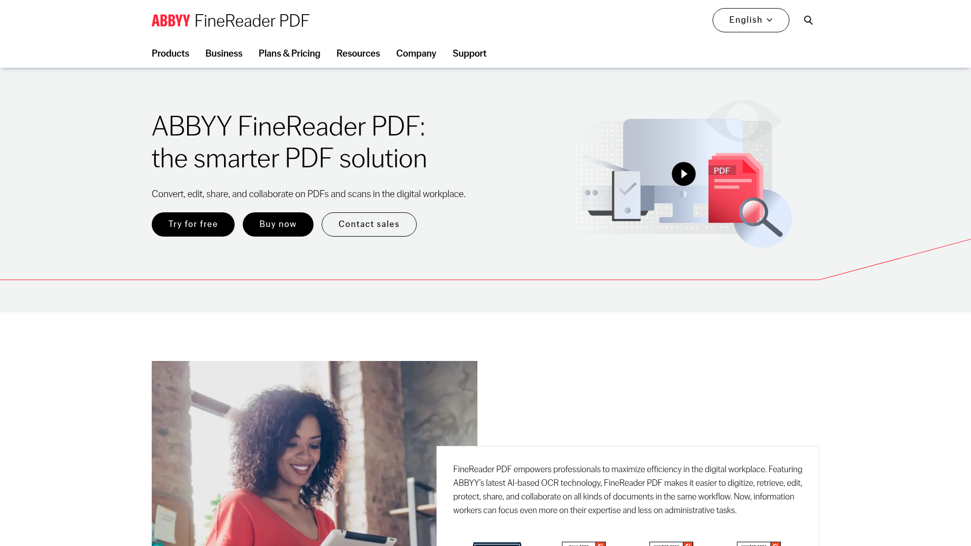 ABBYY FineReader PDF screenshot