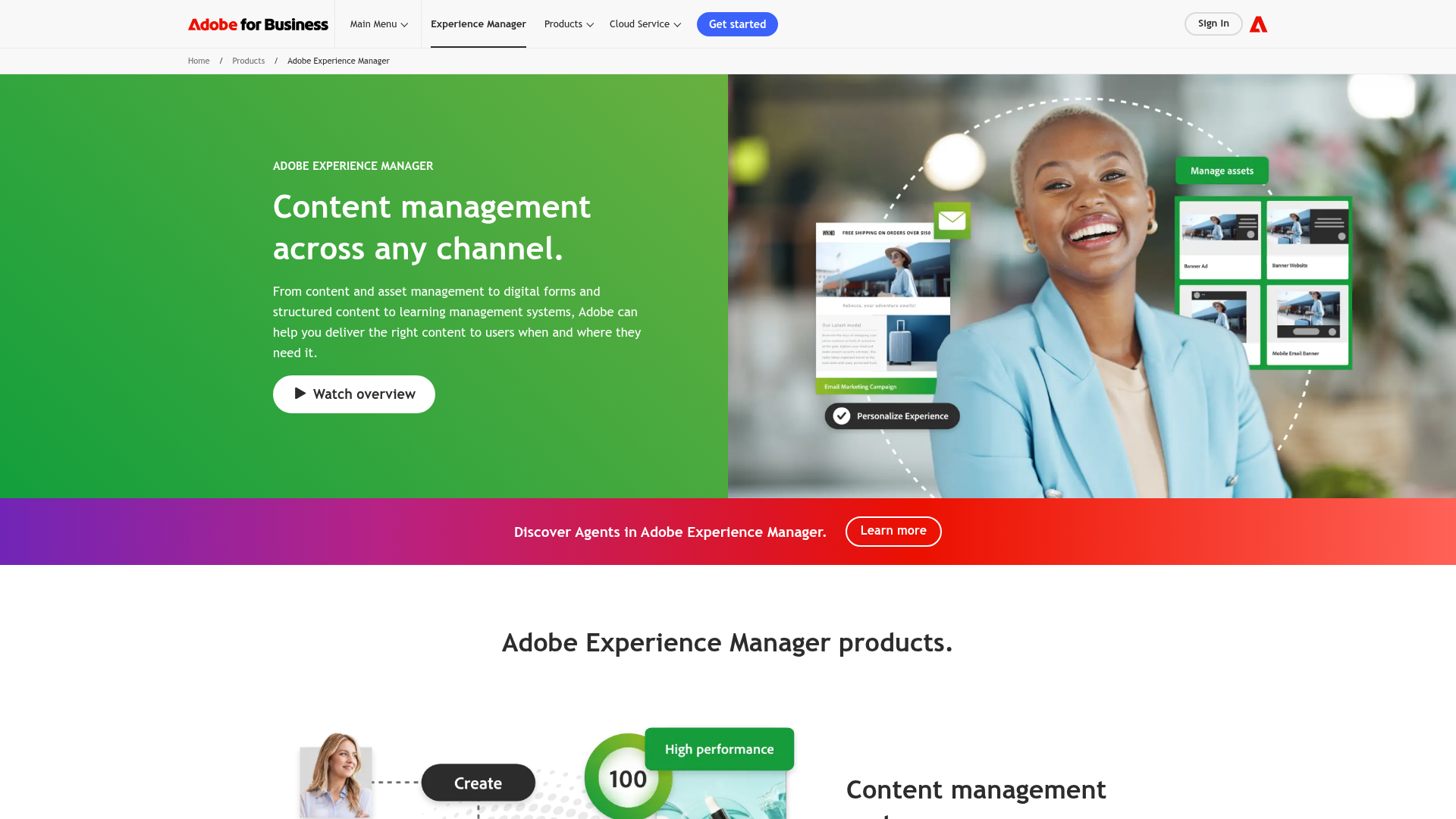 Adobe Experience Manager screenshot