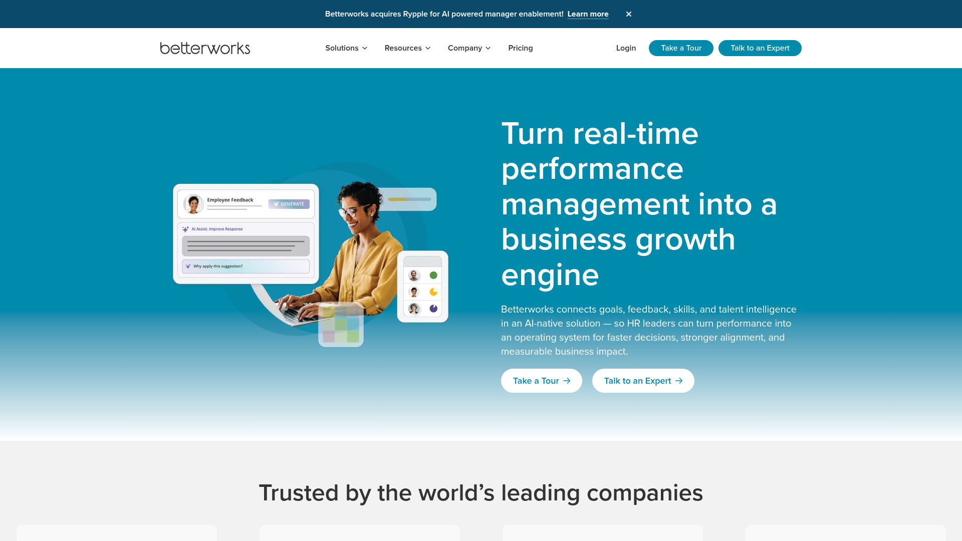 Betterworks OKR software