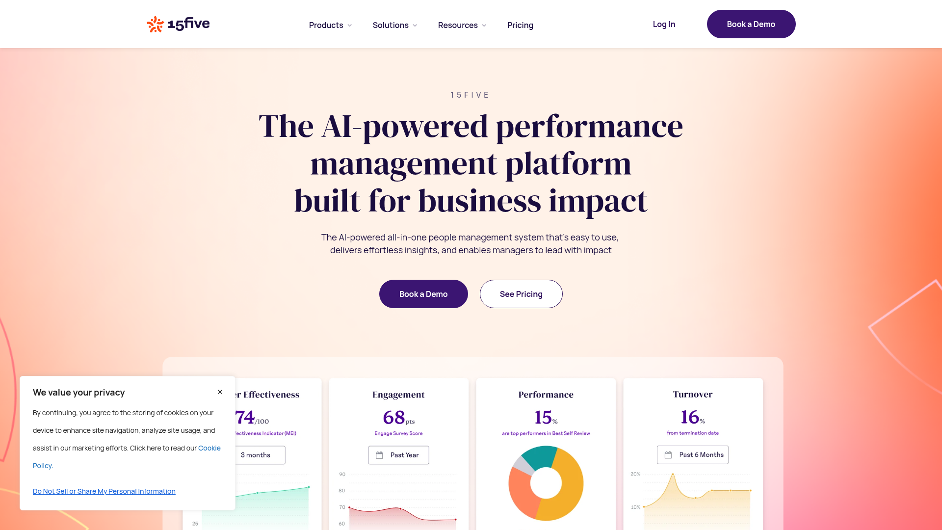 15Five OKR software