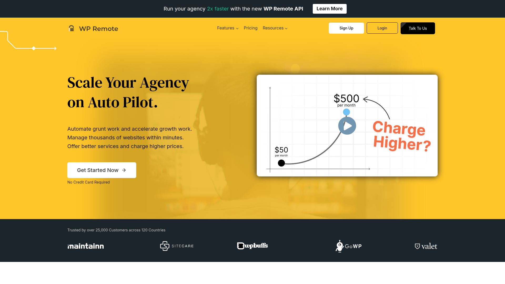 WP Remote WordPress management dashboard