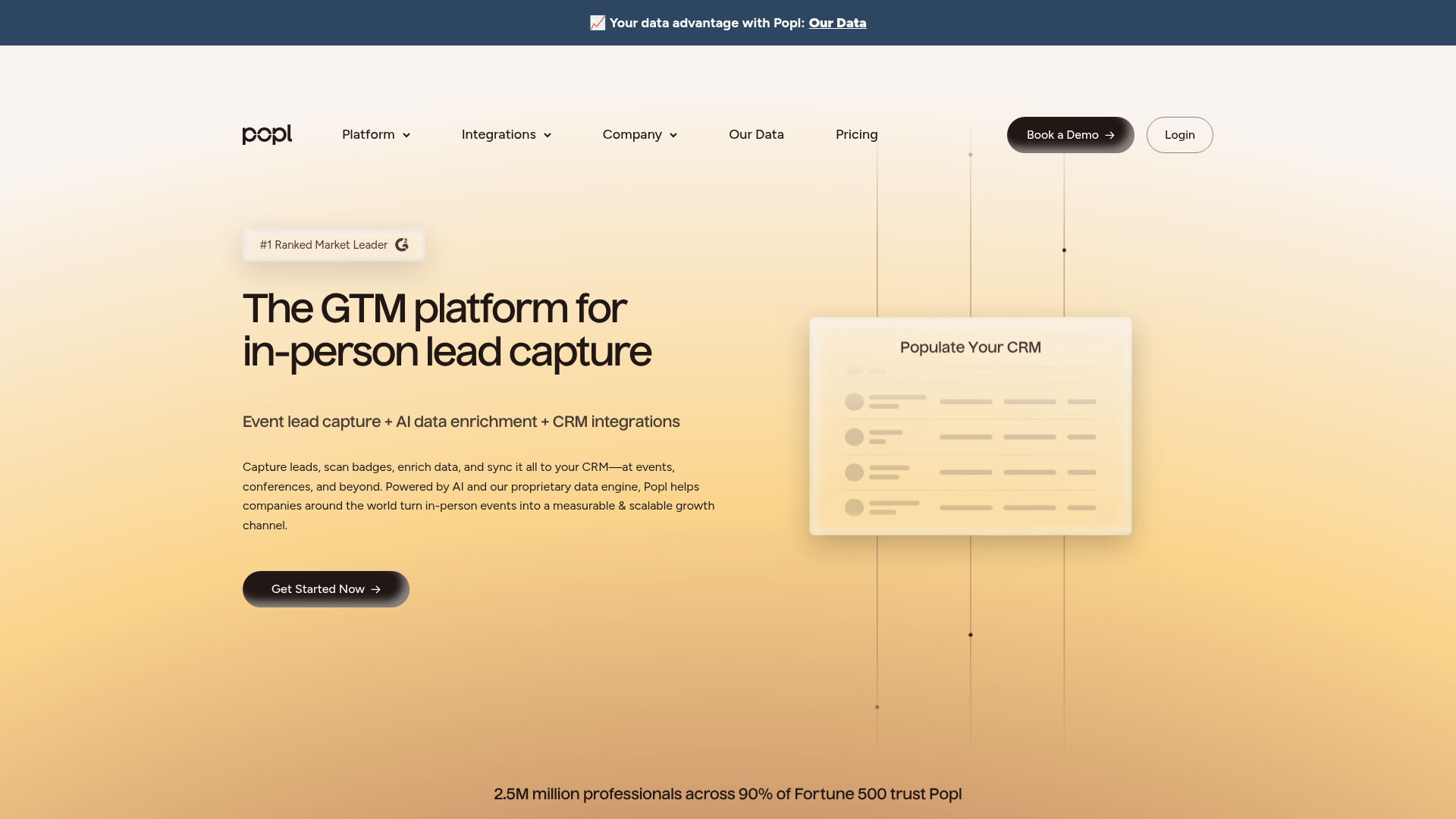 Popl event lead capture and badge scanning platform
