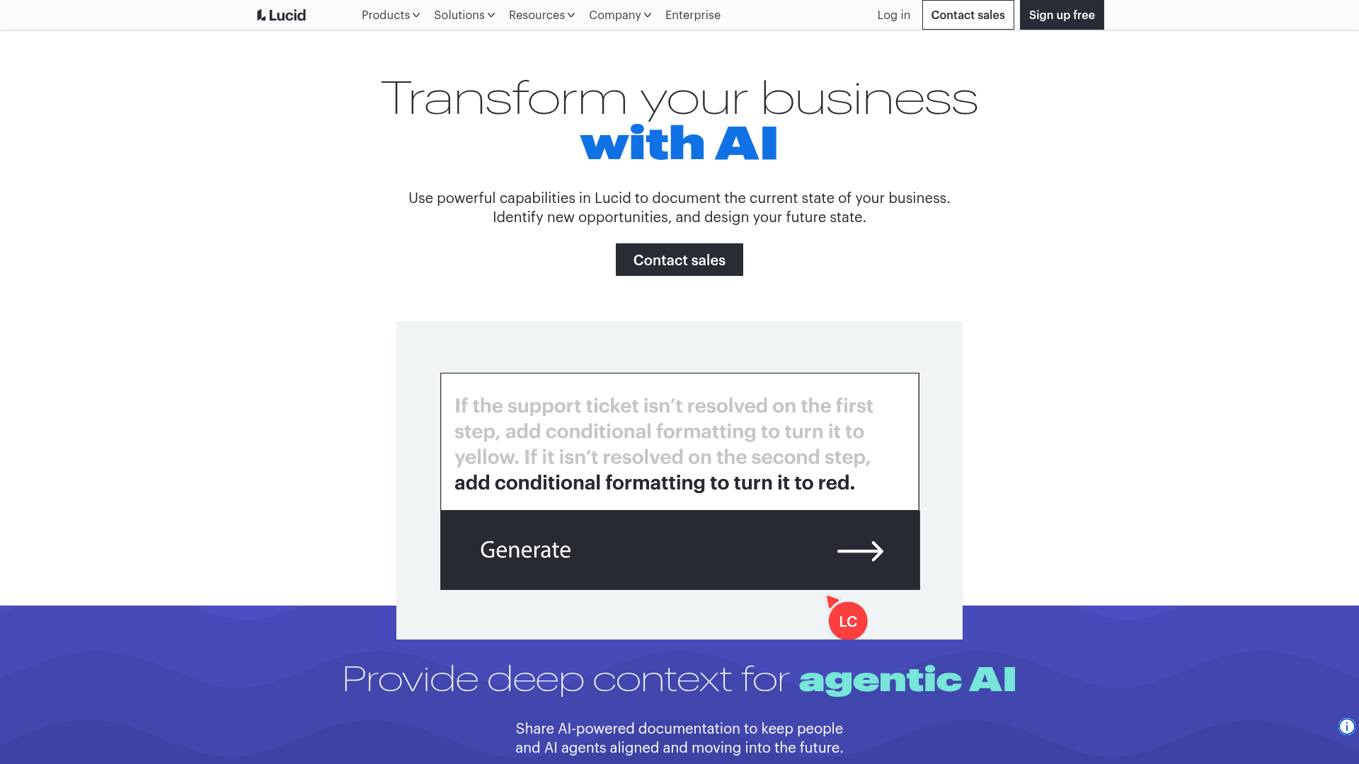 Lucidspark virtual whiteboard for brainstorming