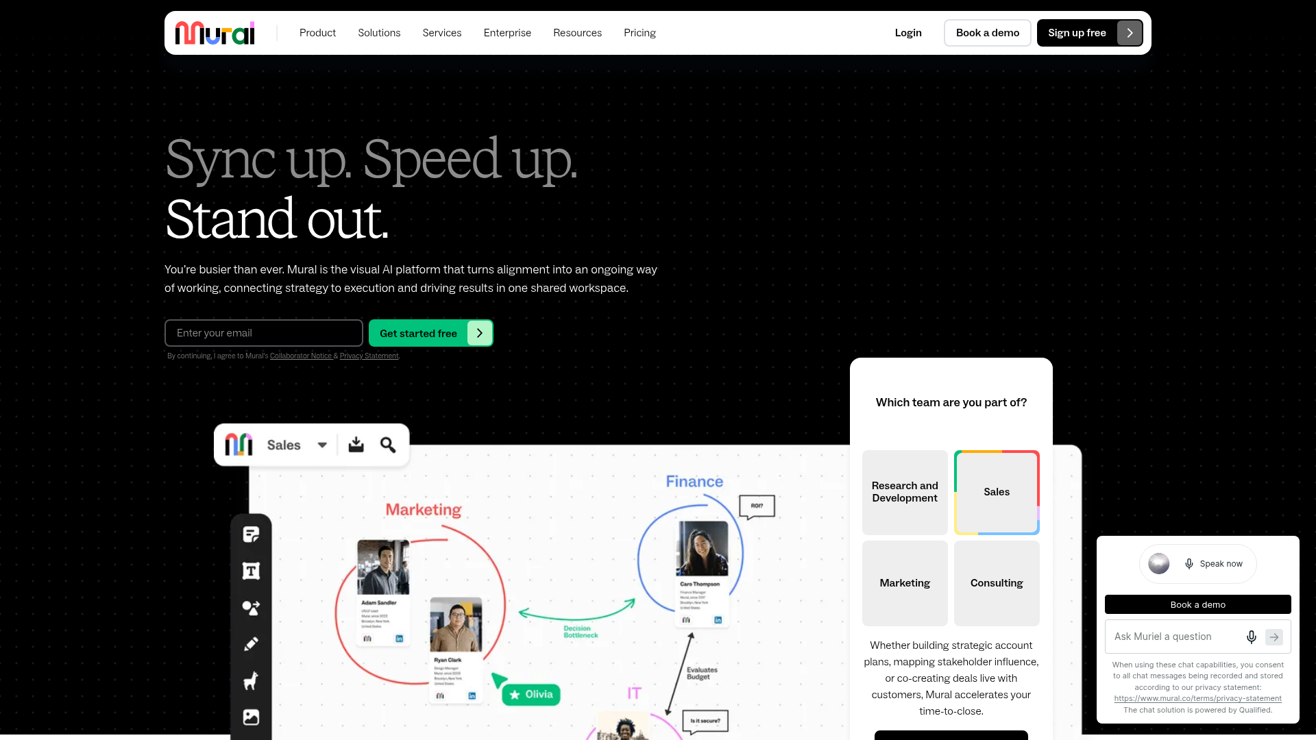 Mural collaborative whiteboard platform