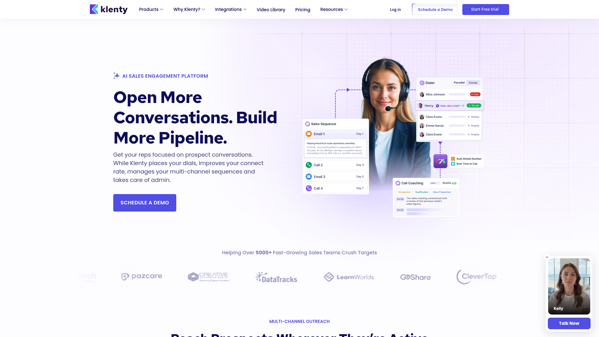 Klenty CRM-native sales engagement platform