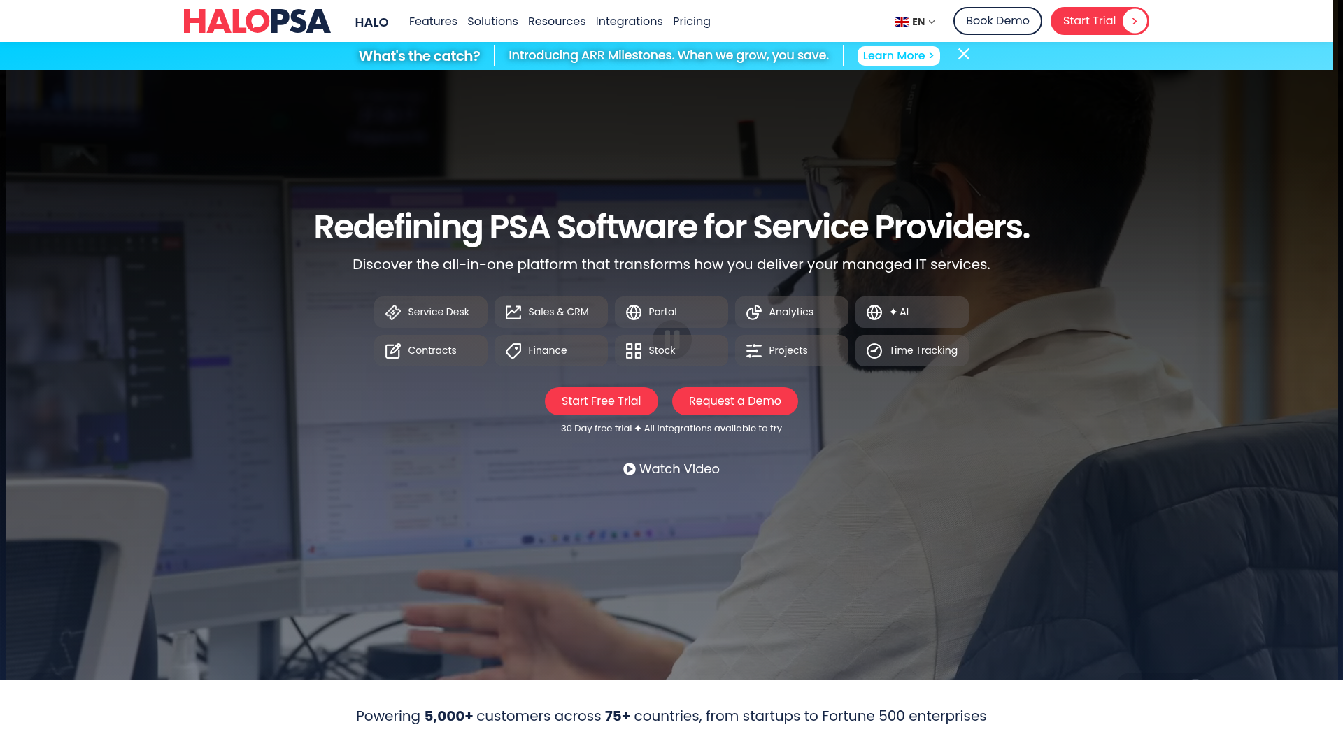 HaloPSA all-in-one MSP service management platform
