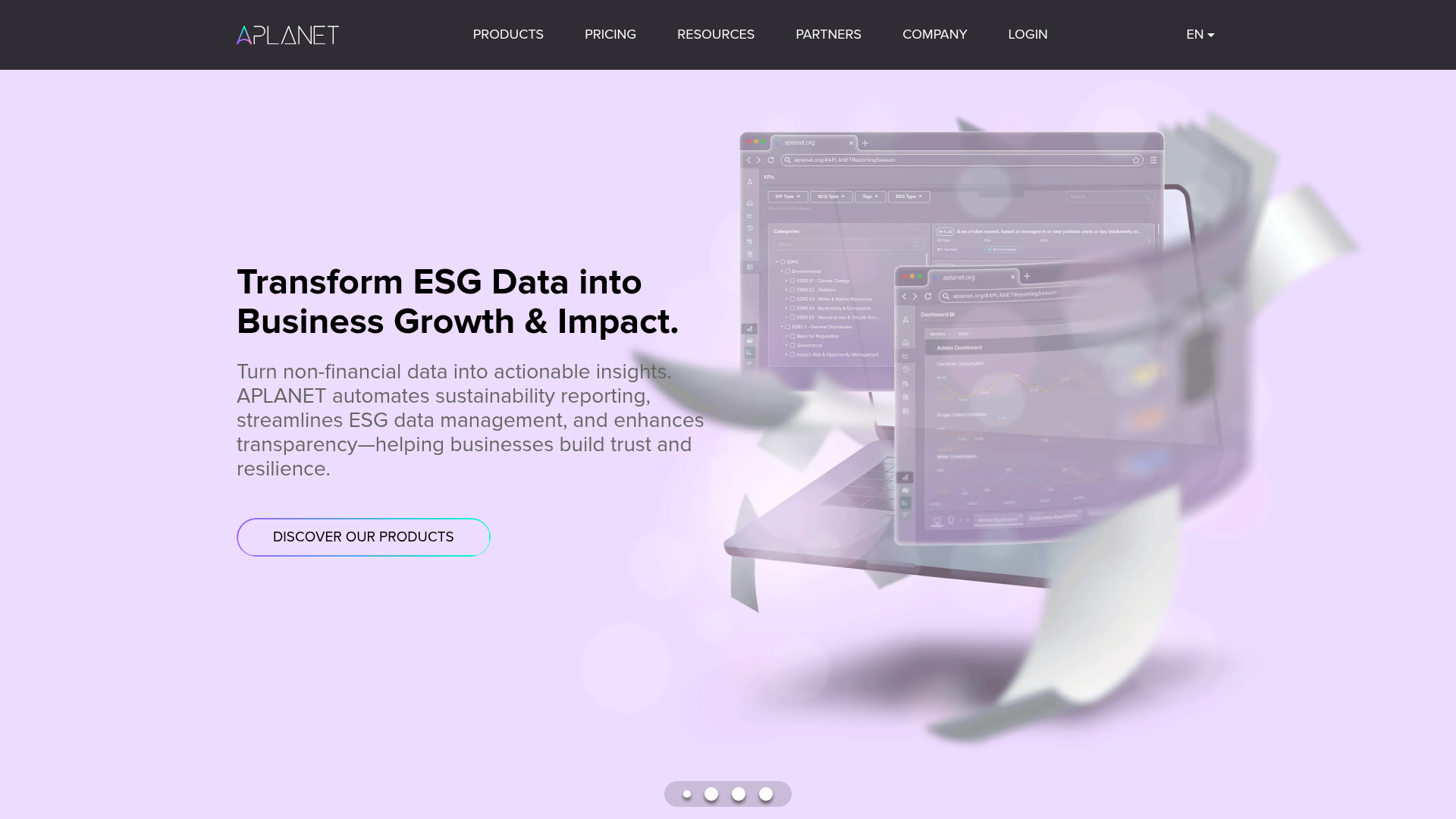 APLANET ESG management and reporting software