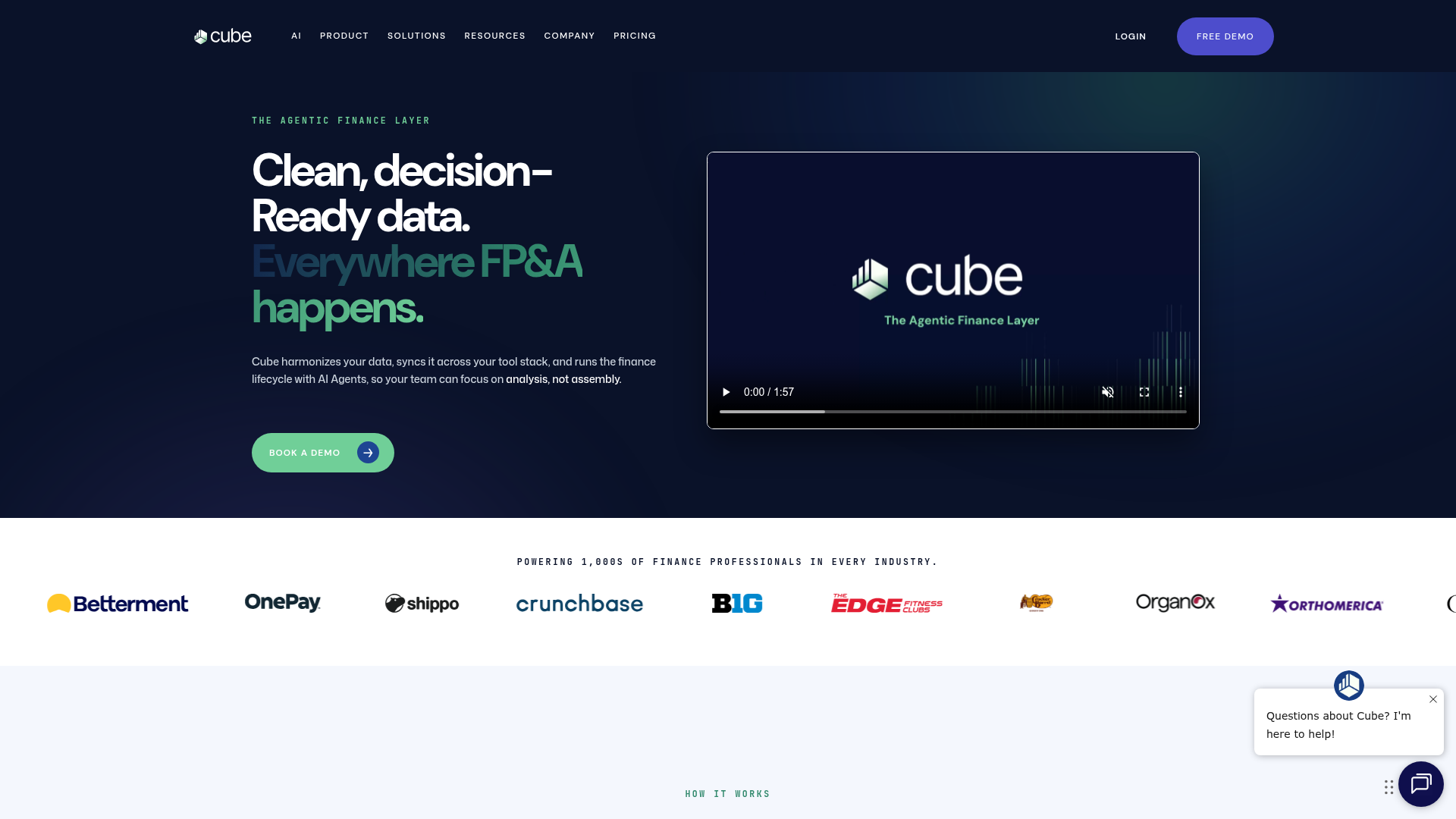 Cube spreadsheet-native FP&A reporting platform
