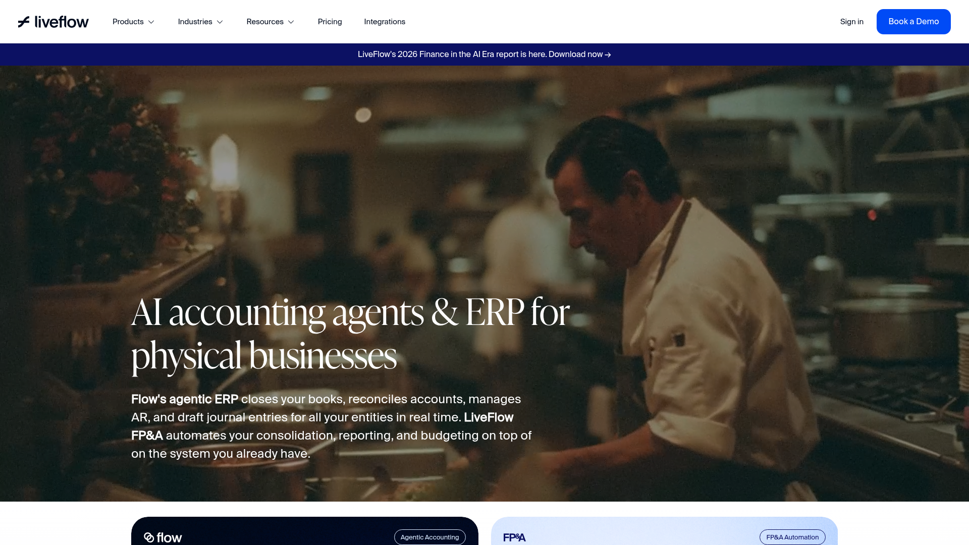 LiveFlow real-time financial reporting in Google Sheets and Excel