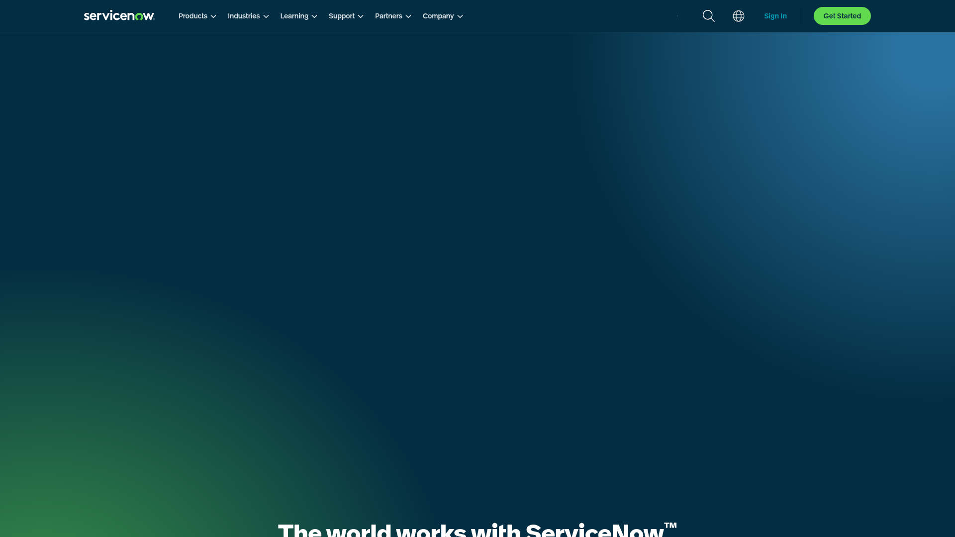 ServiceNow Governance Risk and Compliance homepage