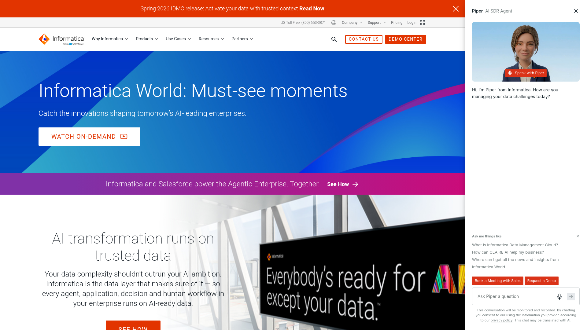 Informatica Cloud Data Governance and Catalog platform