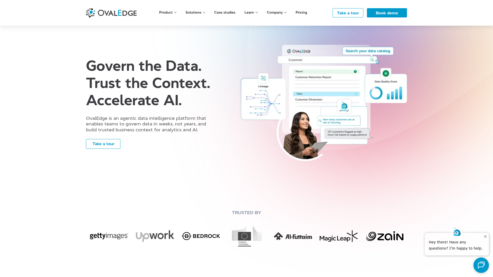 OvalEdge data catalog and governance platform