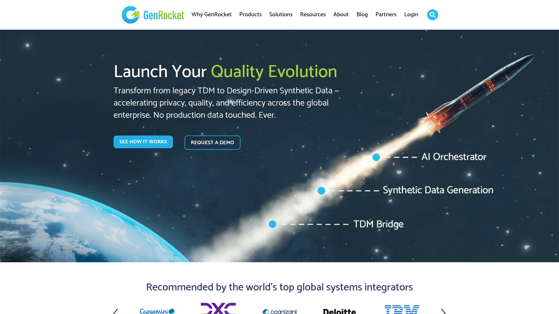 GenRocket synthetic test data platform