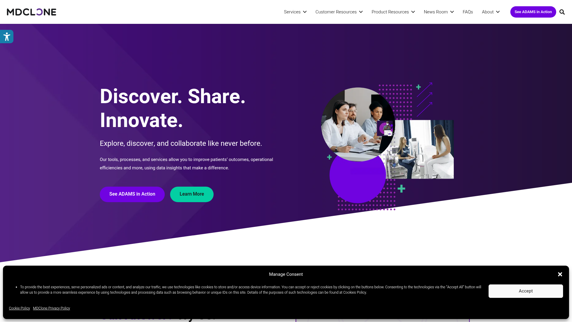 MDClone ADAMS healthcare data platform