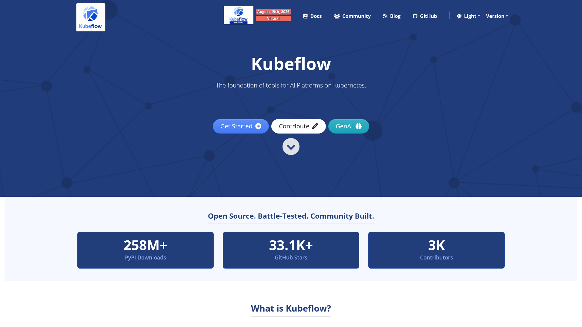 Kubeflow Kubernetes-native machine learning platform