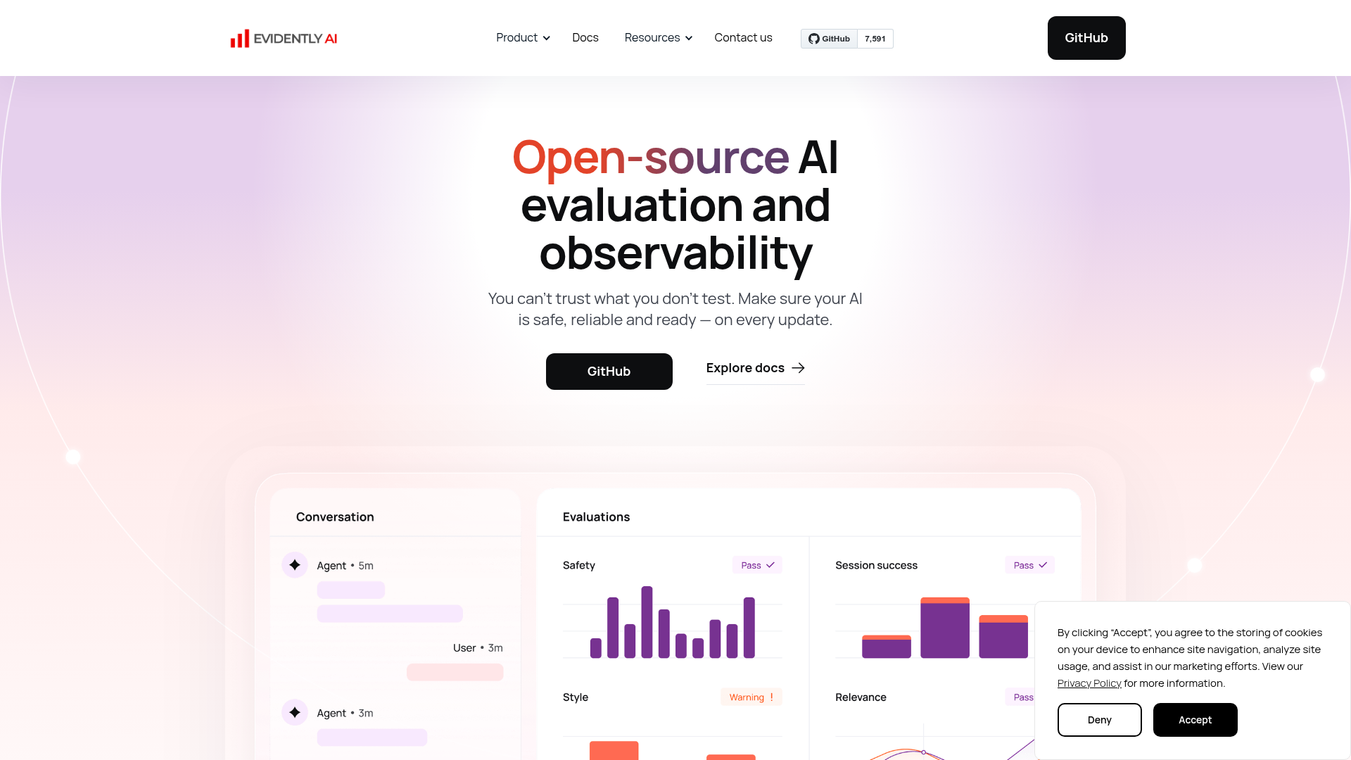 Evidently AI open-source ML and LLM monitoring platform