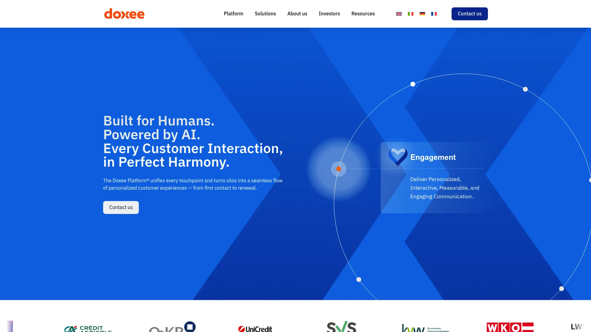 Doxee cloud-native CCM and CXM platform