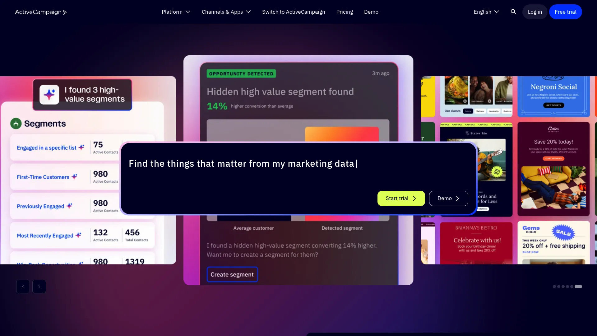 ActiveCampaign marketing automation and customer journey platform