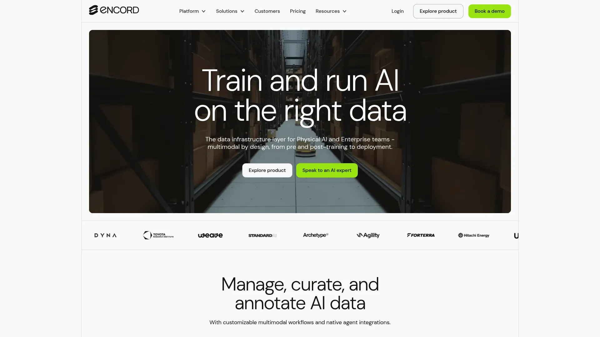 Encord image recognition software